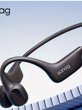 Sanag Wireless Bone Conduction Headphones in Matte Black